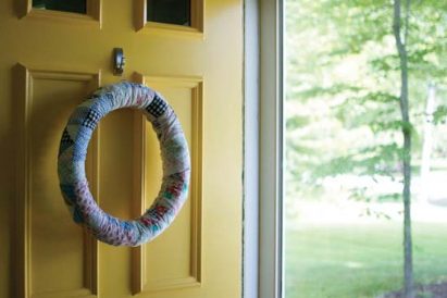 No-Sew Cutter Quilt Wreath Image